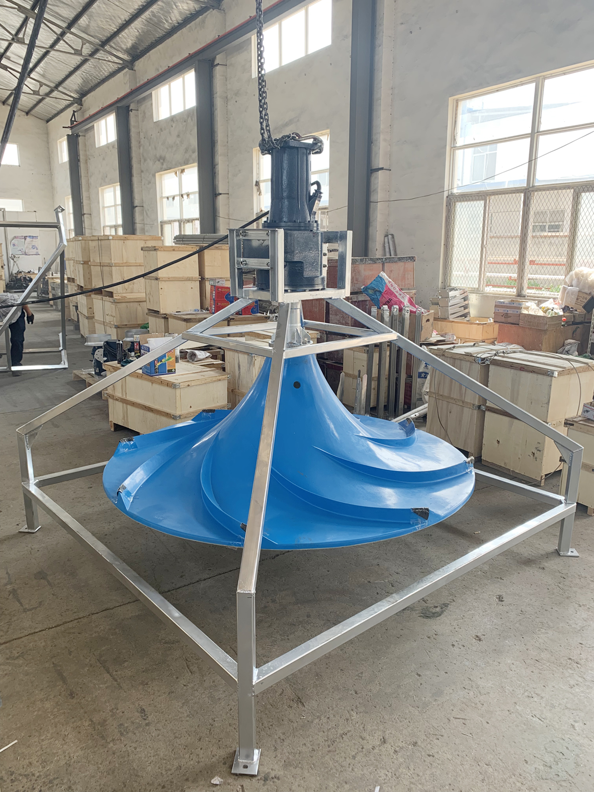 潛水雙曲面攪拌機(jī)與其它攪拌設(shè)備相比，優(yōu)勢在哪里？ | 南京藍(lán)寶石環(huán)保